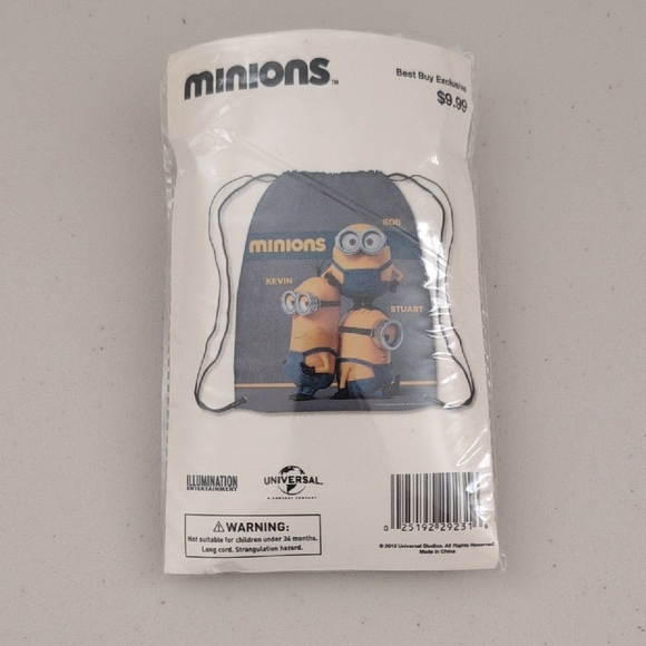 NIB - Minions Drawstring Backpack - Picture 1 of 4